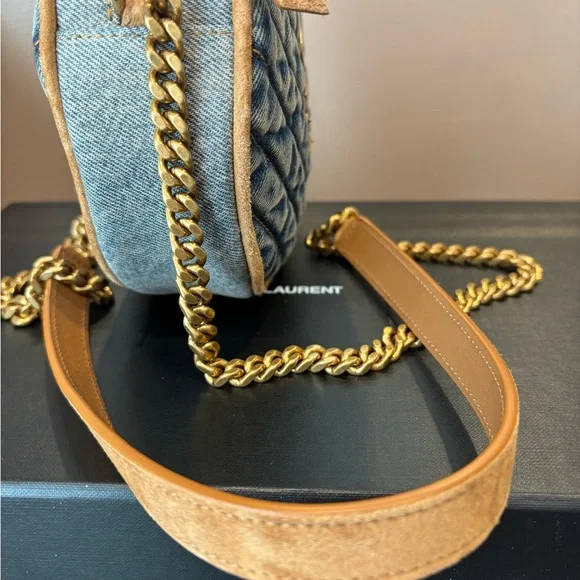 YSL Saint Laurent Denim Rodeo Crossbody Bag - Picture 7 of 7